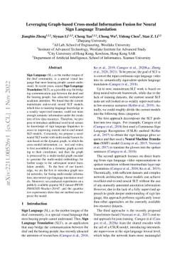 Leveraging Graph-based Cross-modal Information Fusion for Neural Sign
  Language Translation