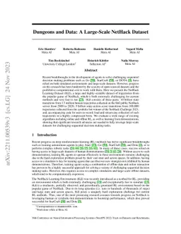 Dungeons and Data: A Large-Scale NetHack Dataset