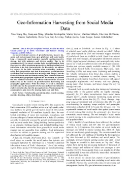 Geo-Information Harvesting from Social Media Data