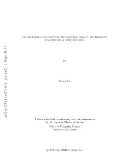On the Interaction Between Differential Privacy and Gradient Compression
  in Deep Learning