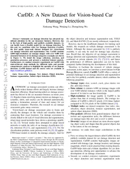 CarDD: A New Dataset for Vision-based Car Damage Detection
