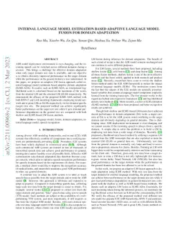 Internal Language Model Estimation based Adaptive Language Model Fusion
  for Domain Adaptation