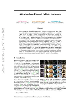 Attention-based Neural Cellular Automata