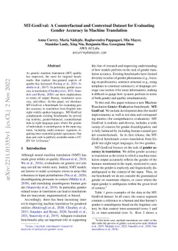 MT-GenEval: A Counterfactual and Contextual Dataset for Evaluating
  Gender Accuracy in Machine Translation