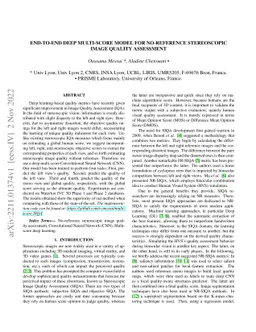 End-to-end deep multi-score model for No-reference stereoscopic image
  quality assessment