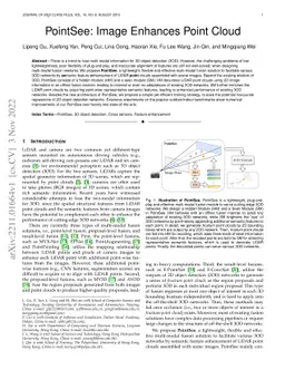 PointSee: Image Enhances Point Cloud