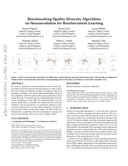 Benchmarking Quality-Diversity Algorithms on Neuroevolution for
  Reinforcement Learning