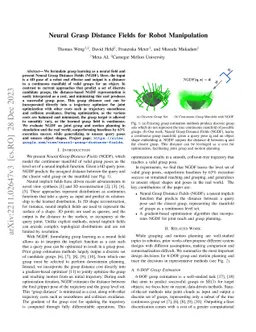 Neural Grasp Distance Fields for Robot Manipulation