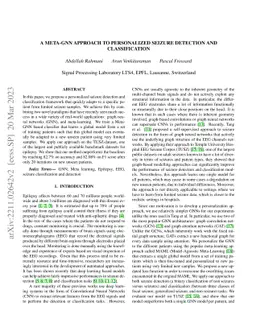 A Meta-GNN approach to personalized seizure detection and classification