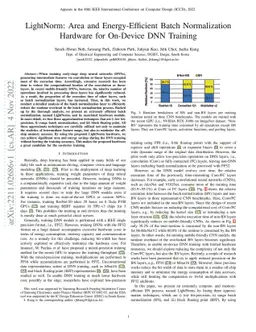 LightNorm: Area and Energy-Efficient Batch Normalization Hardware for
  On-Device DNN Training