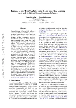 Learning to Infer from Unlabeled Data: A Semi-supervised Learning
  Approach for Robust Natural Language Inference