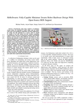 HeRoSwarm: Fully-Capable Miniature Swarm Robot Hardware Design With
  Open-Source ROS Support