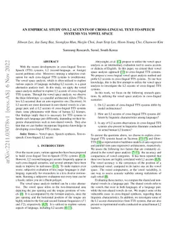 An Empirical Study on L2 Accents of Cross-lingual Text-to-Speech Systems
  via Vowel Space