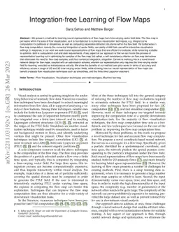 Integration-free Learning of Flow Maps