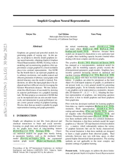 Implicit Graphon Neural Representation