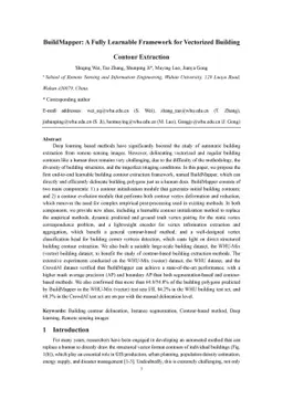 BuildMapper: A Fully Learnable Framework for Vectorized Building Contour
  Extraction