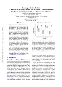 Looking at the Overlooked: An Analysis on the Word-Overlap Bias in
  Natural Language Inference