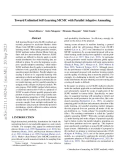 Toward Unlimited Self-Learning MCMC with Parallel Adaptive Annealing