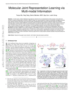 Molecular Joint Representation Learning via Multi-modal Information