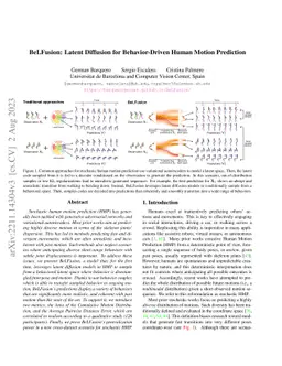 BeLFusion: Latent Diffusion for Behavior-Driven Human Motion Prediction