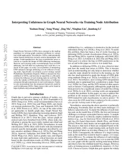 Interpreting Unfairness in Graph Neural Networks via Training Node
  Attribution
