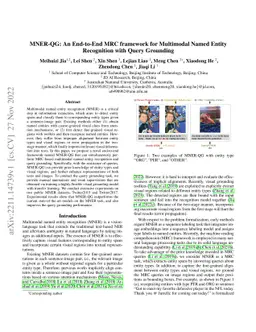 MNER-QG: An End-to-End MRC framework for Multimodal Named Entity
  Recognition with Query Grounding
