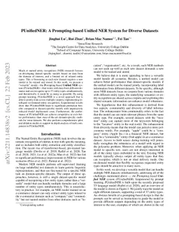 PUnifiedNER: A Prompting-based Unified NER System for Diverse Datasets