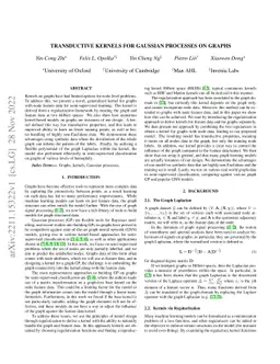 Transductive Kernels for Gaussian Processes on Graphs