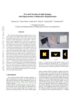 Few-shot Non-line-of-sight Imaging with Signal-surface Collaborative
  Regularization