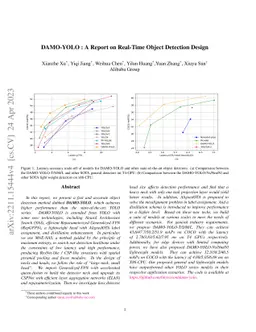 DAMO-YOLO : A Report on Real-Time Object Detection Design