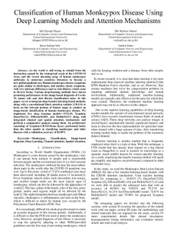Classification of Human Monkeypox Disease Using Deep Learning Models and
  Attention Mechanisms