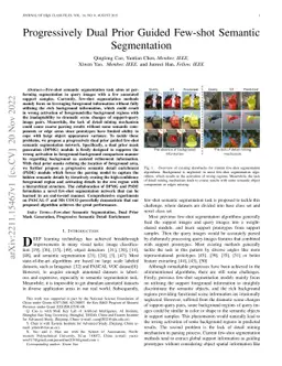 Progressively Dual Prior Guided Few-shot Semantic Segmentation