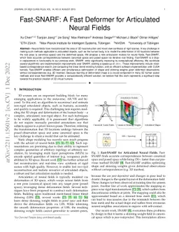 Fast-SNARF: A Fast Deformer for Articulated Neural Fields