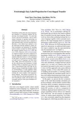 Frustratingly Easy Label Projection for Cross-lingual Transfer