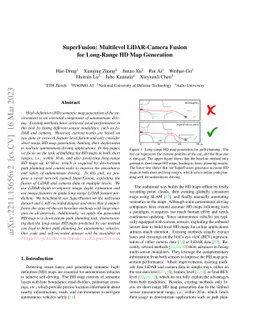 SuperFusion: Multilevel LiDAR-Camera Fusion for Long-Range HD Map
  Generation