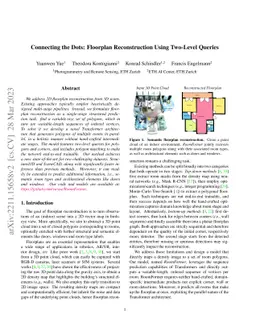 Connecting the Dots: Floorplan Reconstruction Using Two-Level Queries