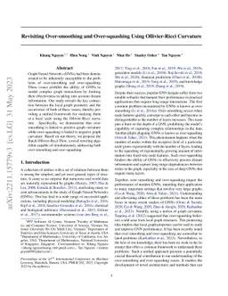 Revisiting Over-smoothing and Over-squashing Using Ollivier-Ricci
  Curvature