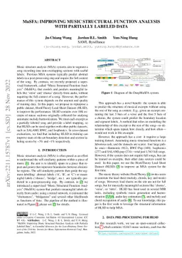 MuSFA: Improving Music Structural Function Analysis with Partially
  Labeled Data