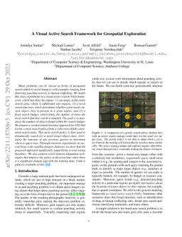 A Visual Active Search Framework for Geospatial Exploration