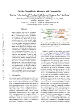 Guiding Neural Entity Alignment with Compatibility