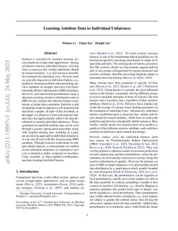 Learning Antidote Data to Individual Unfairness