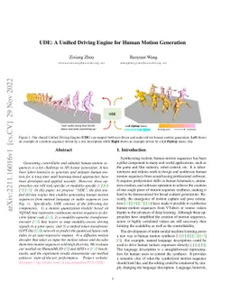 UDE: A Unified Driving Engine for Human Motion Generation