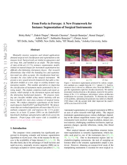From Forks to Forceps: A New Framework for Instance Segmentation of
  Surgical Instruments
