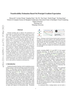 Transferability Estimation Based On Principal Gradient Expectation