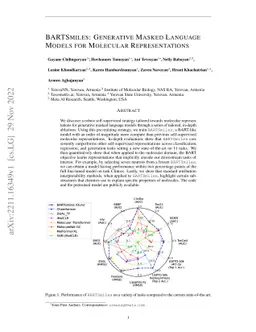 BARTSmiles: Generative Masked Language Models for Molecular
  Representations