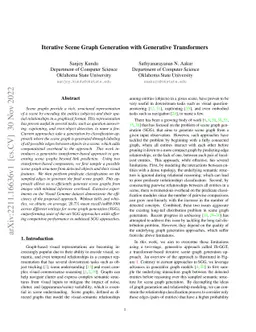Iterative Scene Graph Generation with Generative Transformers