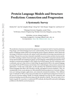 Protein Language Models and Structure Prediction: Connection and
  Progression