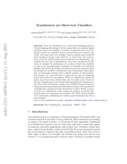 Transformers are Short Text Classifiers: A Study of Inductive Short Text
  Classifiers on Benchmarks and Real-world Datasets