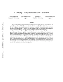 A Unifying Theory of Distance from Calibration