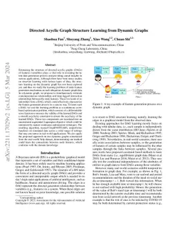 Directed Acyclic Graph Structure Learning from Dynamic Graphs